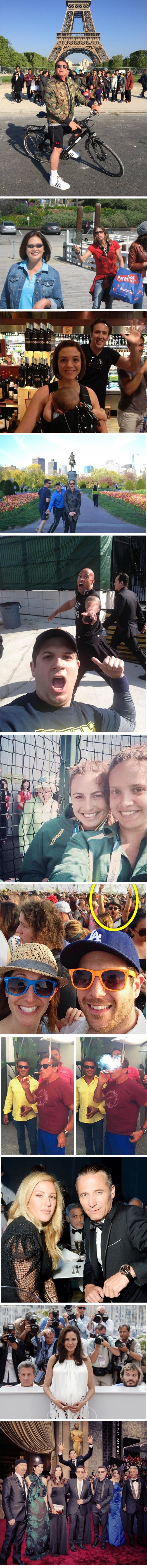 Jedanaest fotografija slavnih osoba koje su uletjele ljudima u kadar