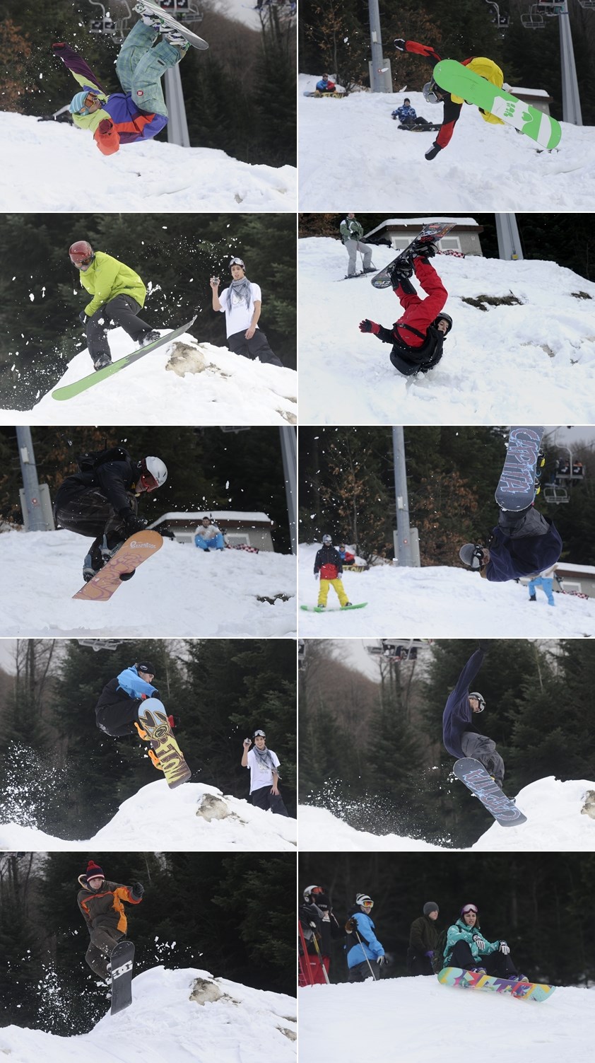 Snowboarderske vratolomije na Sljemenu