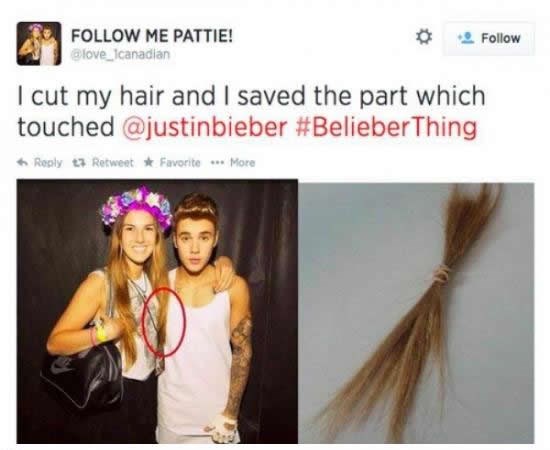 Sačuvala pramen koji je taknuo Biebera