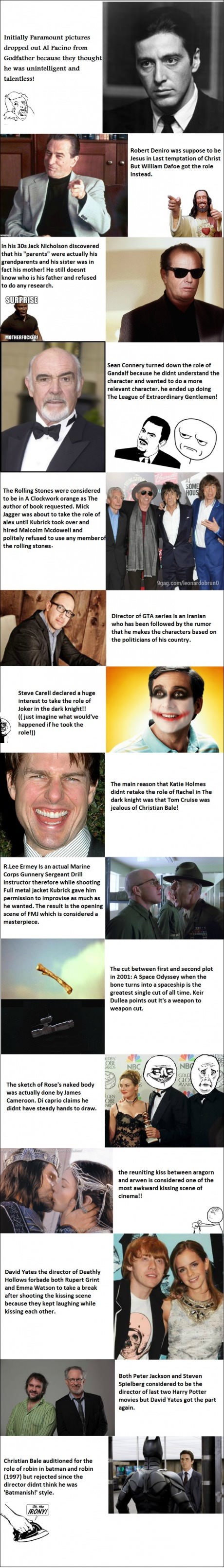 Zanimljive i neobične činjenice iz svijeta filma