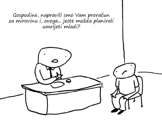 Hrvatska mirovinski plan: Para ima, ali ljudi predugo žive