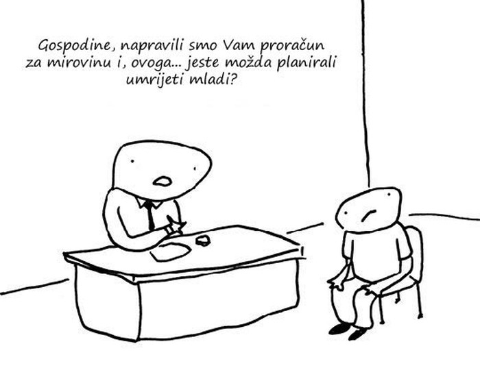 Hrvatska mirovinski plan: Para ima, ali ljudi predugo žive