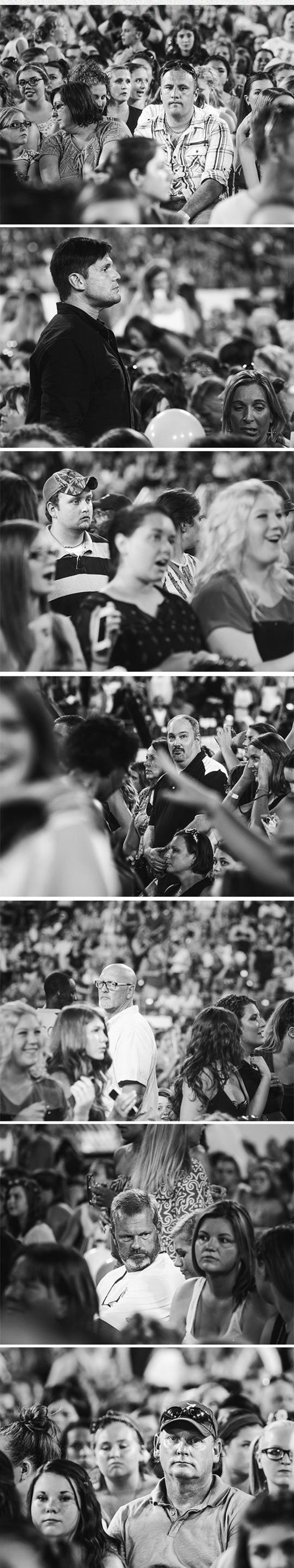 Fotografirali su očeve na koncertima One Directiona, a njihova lica sve govore