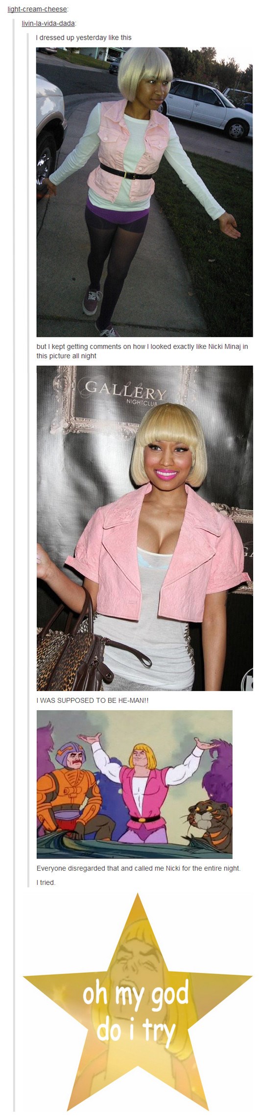 Htjela biti He-Man, ispala Nicki Minaj