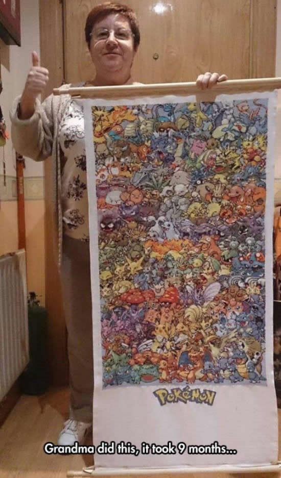 Nevjerojatno: Baka "skupila sve" Pokemone!