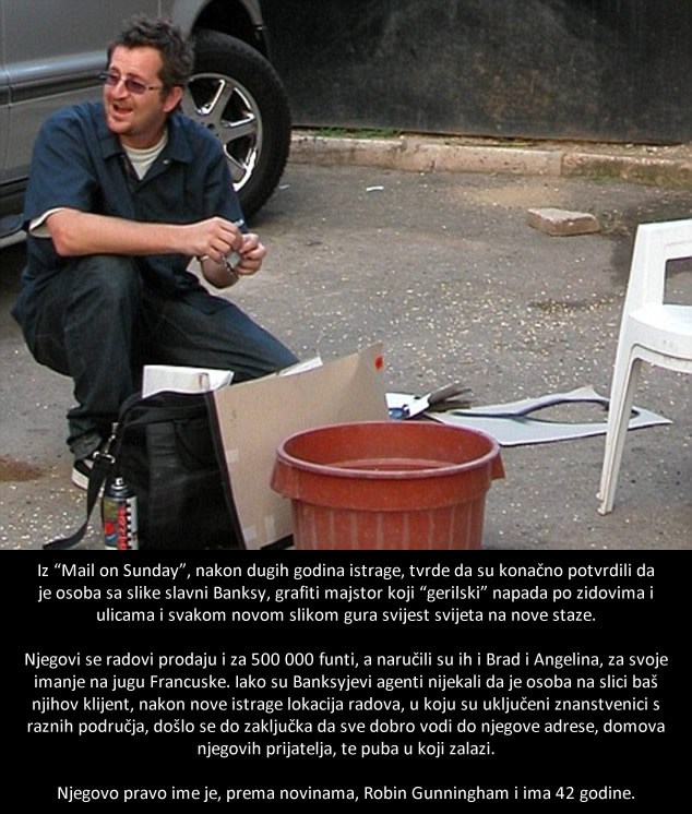 UHVAĆEN KAMEROM: Otkriven identitet najpoznatijeg "gerila-umjetnika" na svijetu? SVI ga znate!