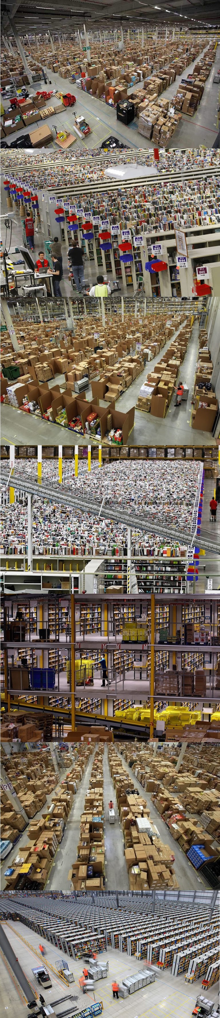 Ovako izgleda skladište Amazona iznutra!