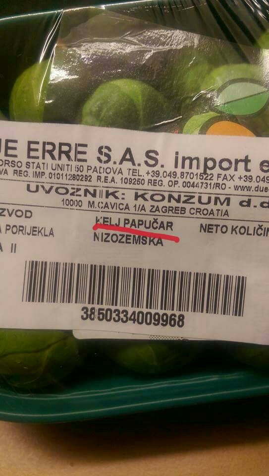 Kupac je slikao čudnu vrstu kelja u supermarketu, pogledajte kako se zove!