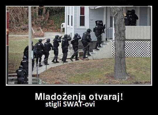 Kad mlada sumnja da se premišljaš, šalje "swatove"