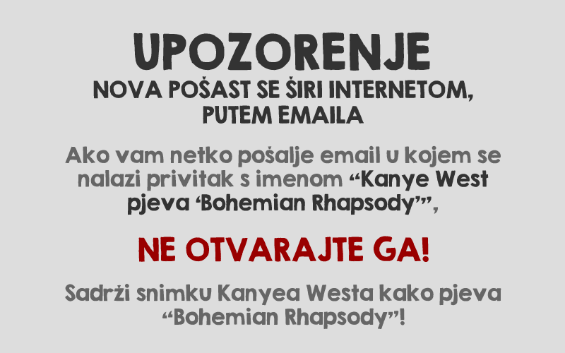 Nova pošast hara internetom, pazite se mailova!