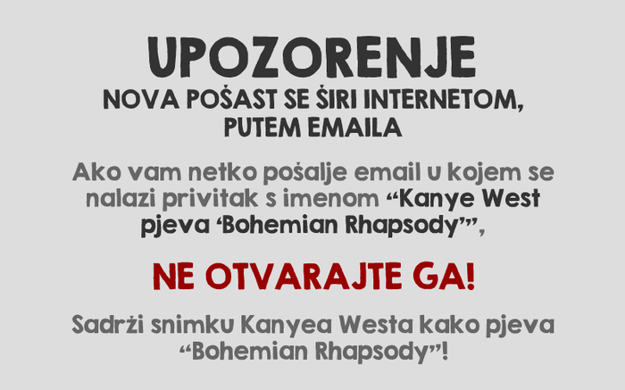 Nova pošast hara internetom, pazite se mailova!