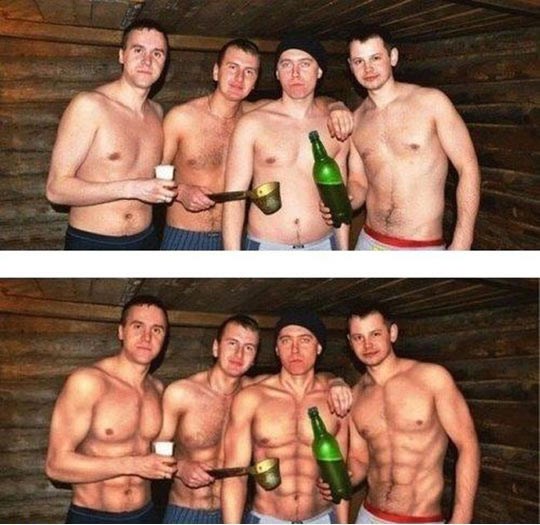 Fotošop majstor im dodao mišiće