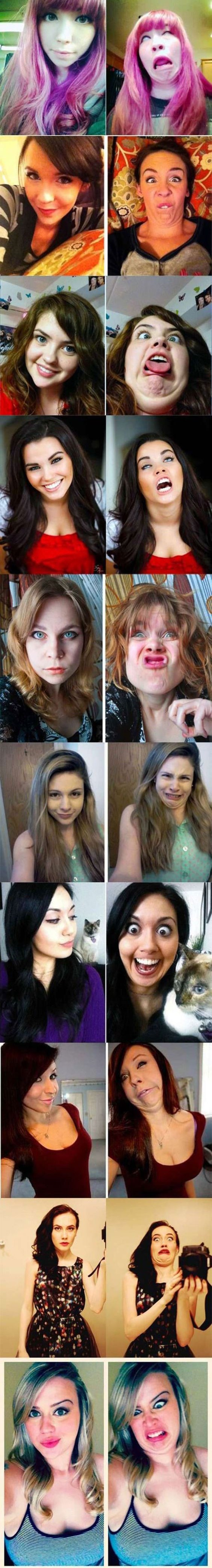 Pogledajte kakve fotke djevojke šalju najboljim prijateljicama, a kakve muškarcima koji im se sviđaju