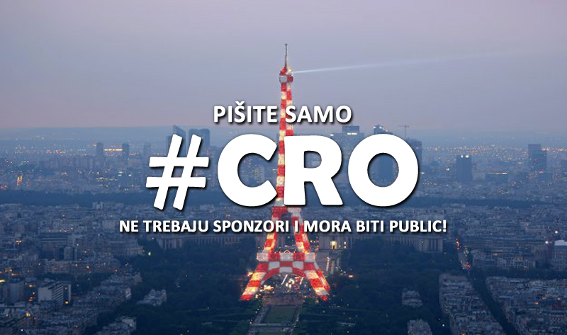 Krivo pišete #CRO, evo kako!
