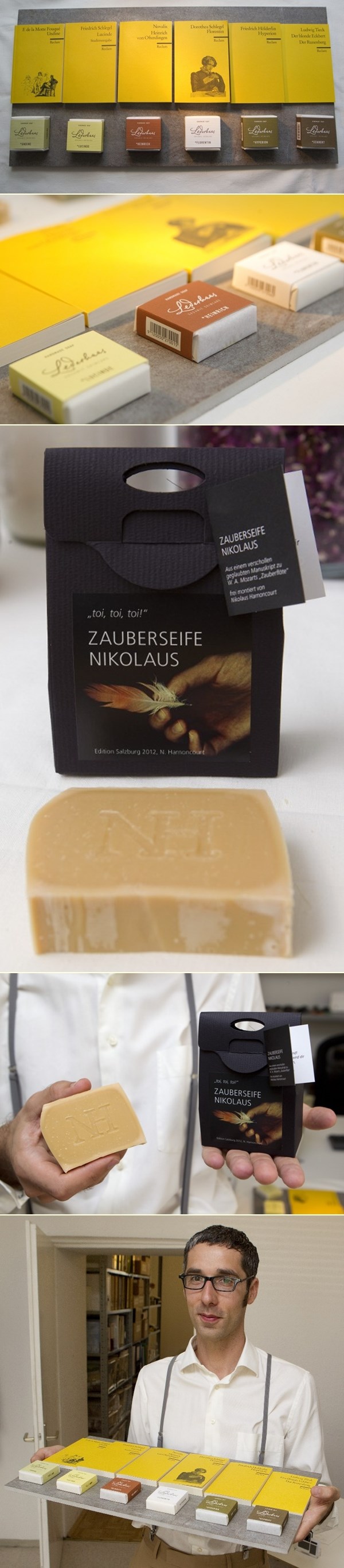 Knjige, glazba i slike inspiriraju ga za mirisne sapunčiće