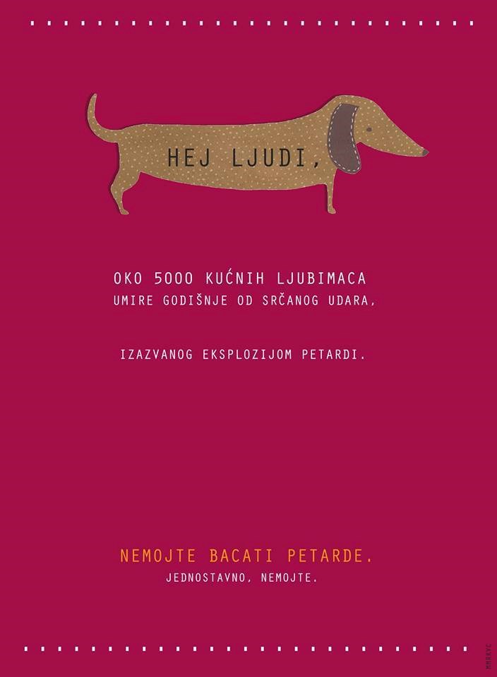 Znate li da petarde ubijaju ljubimce i strahom?