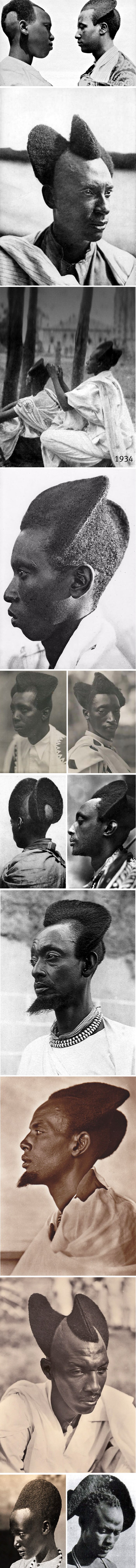 Gotovo sto godina stare fotografije prikazuju jedinstvene frizure stanovnika Ruande
