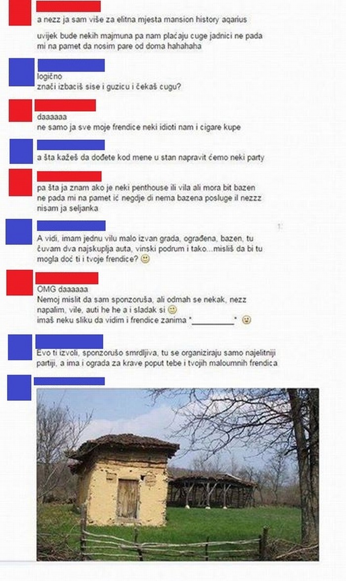 Klasična turbosponzoruša ili fejk razgovor na staru foru?