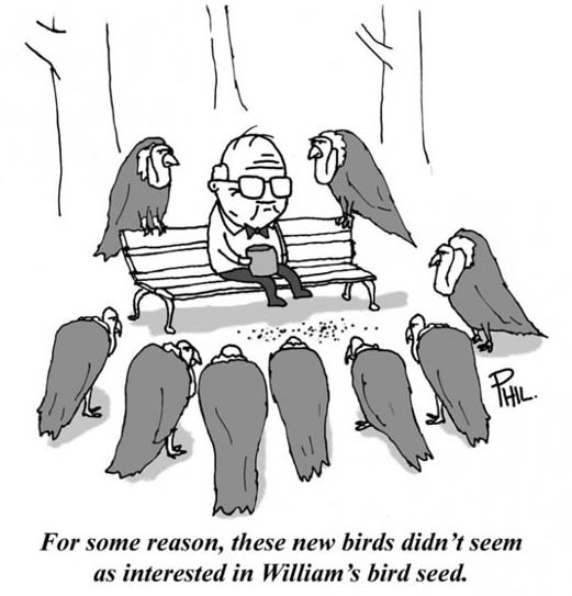 Ptičice, zašto ne papate mrvice.. vi bi nešto drugo?