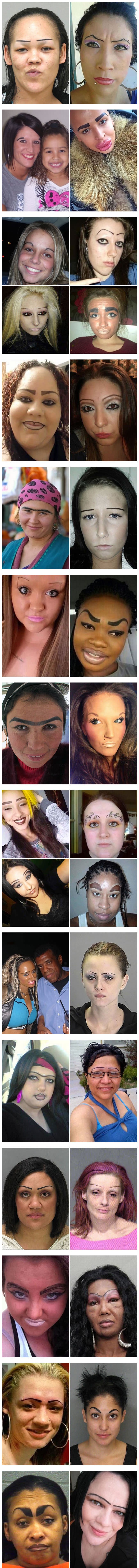 Galerija najružnije iscrtanih obrva