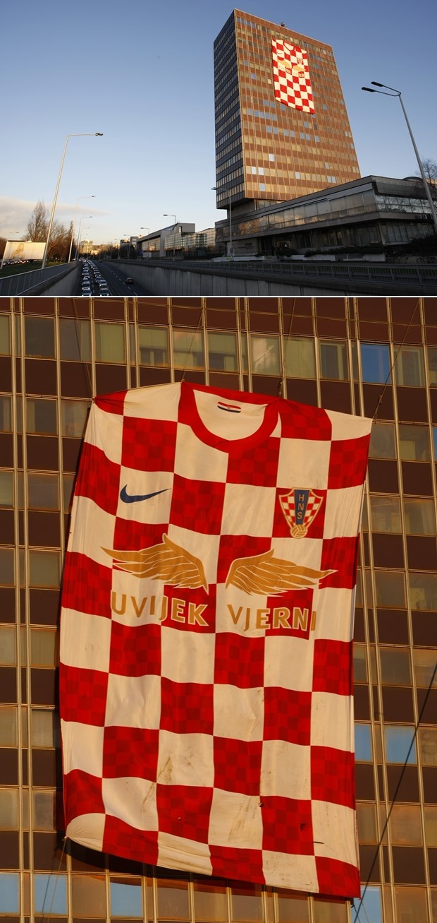 Ovjesili na neboder divovski dres hrvatske repke