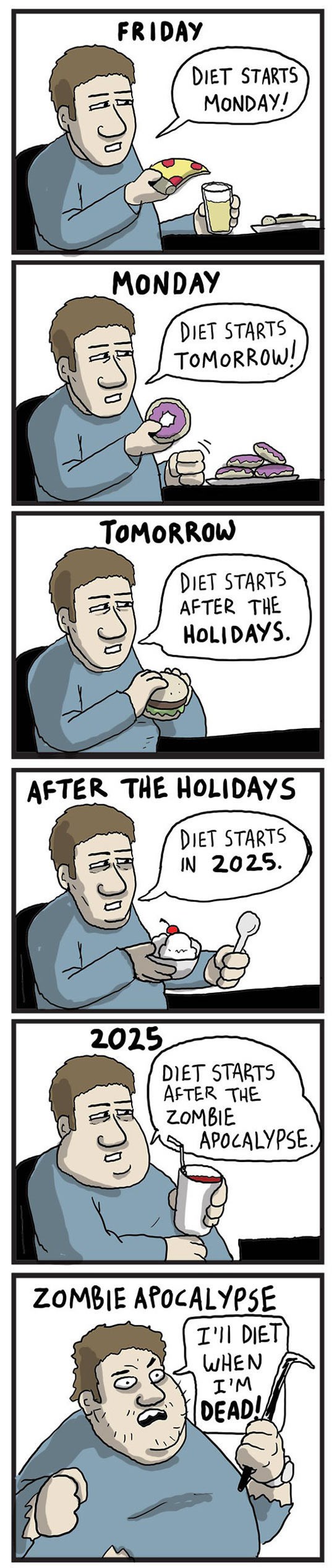 Kako većina ljudi ide na dijetu