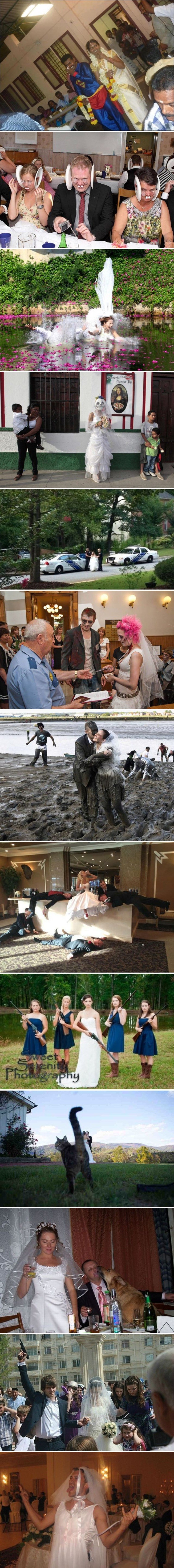 TOP 13 najčudnijih i najsmješnijih fotografija s vjenčanja