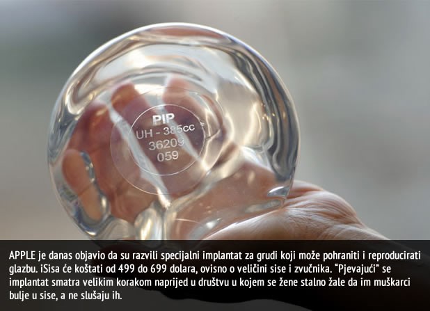 iSisa: Revolucionarni "glazbeni" implantat za grudi