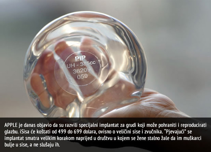 iSisa: Revolucionarni "glazbeni" implantat za grudi