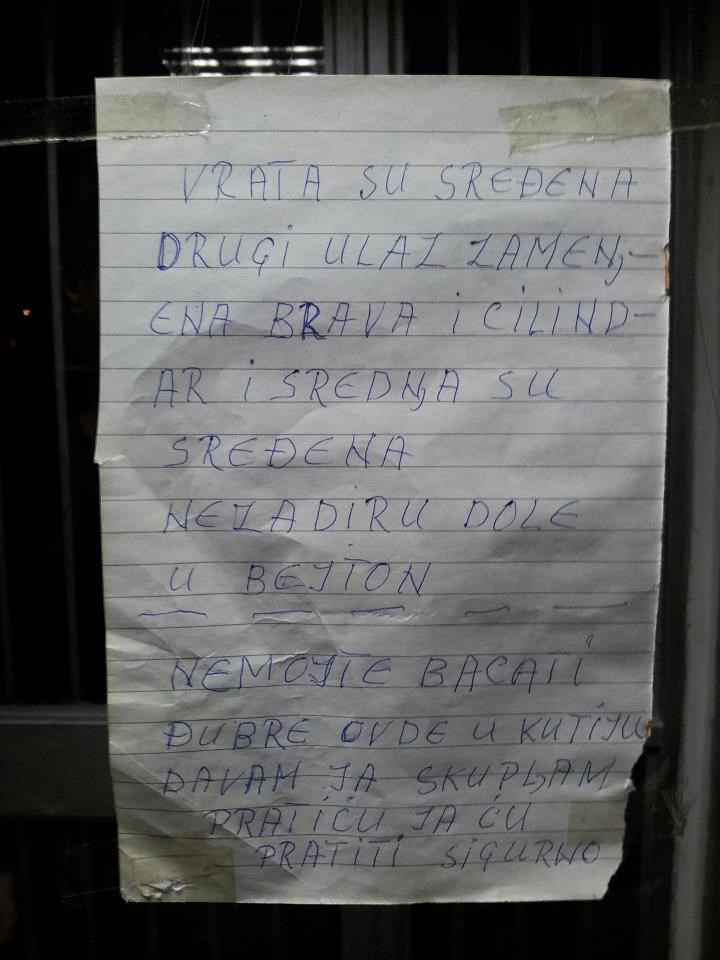 Predstavnica stanara sigurno prati bacaš li đubre u kutiju
