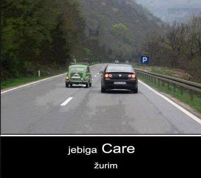 Nestrpljivi Fićek gazi sve pred sobom