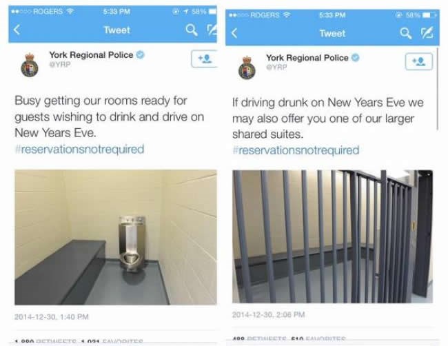 Nekad i policija ima smisla za humor