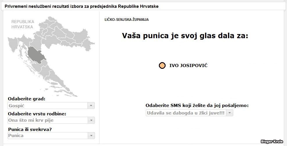 Saznaj za koga ti je obitelj glasala!