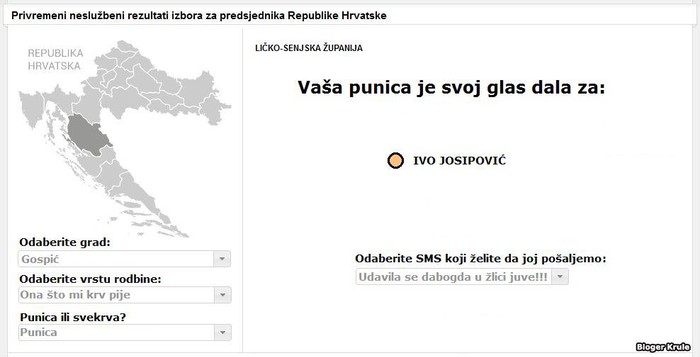 Saznaj za koga ti je obitelj glasala!