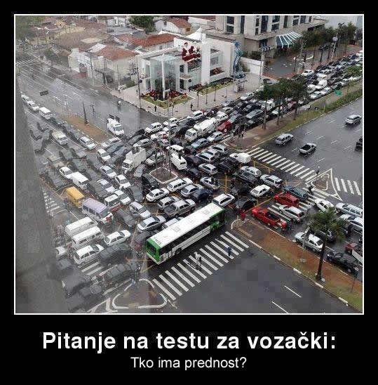 Kako ti smišljaju pitanja za vozački