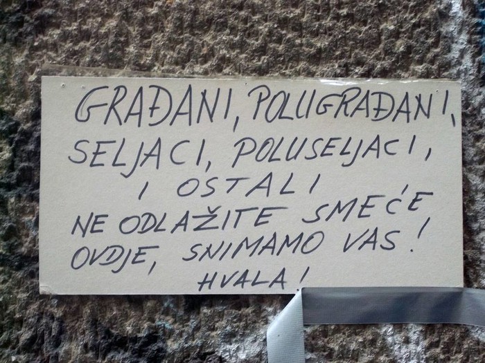 Kod nas pale samo prijetnje?