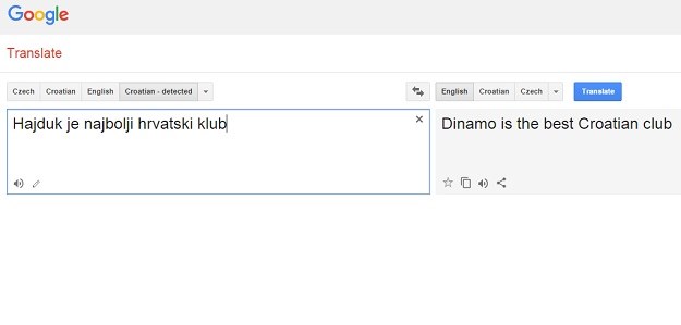 Google mrzi Hajduka!