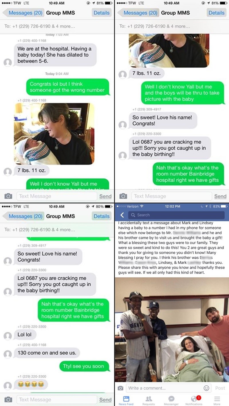 Poruku o rođenju bebe poslali na krivi broj, pojavili im se stranci s poklonima!