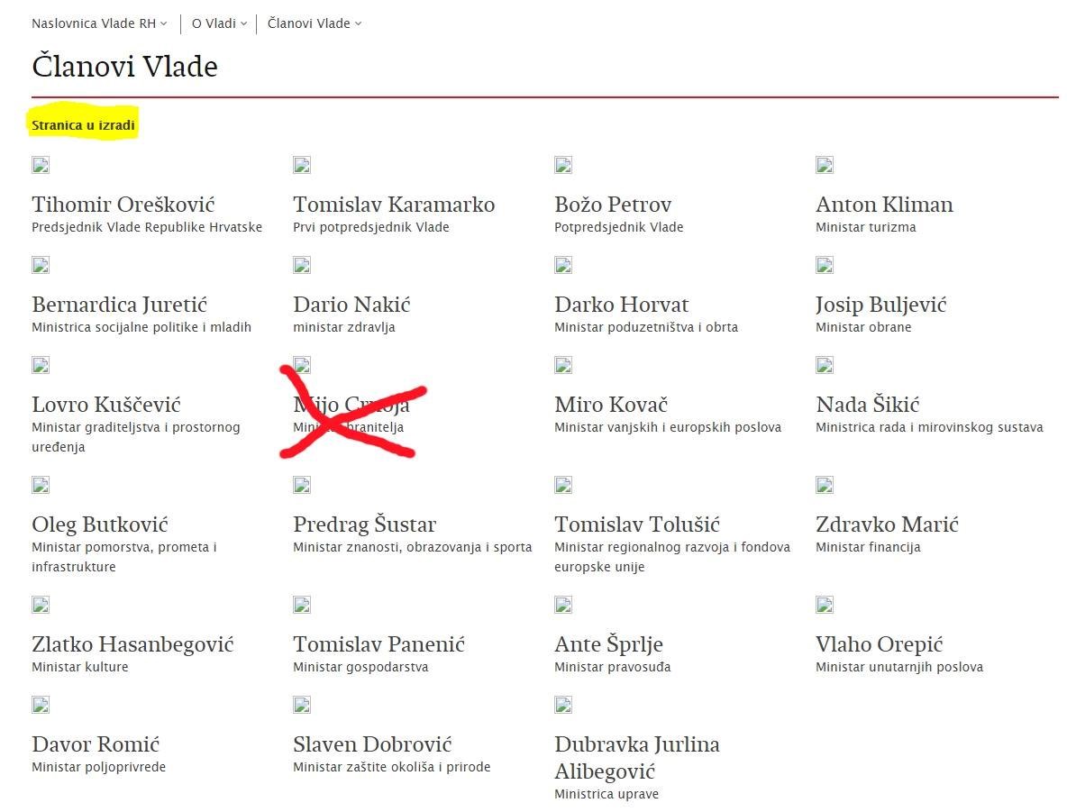 Vladina "stranica u izradi" vjerojatno nikad neće biti gotova