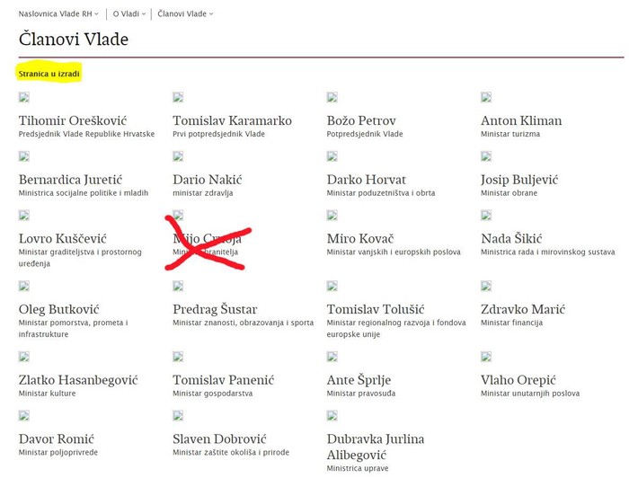 Vladina "stranica u izradi" vjerojatno nikad neće biti gotova