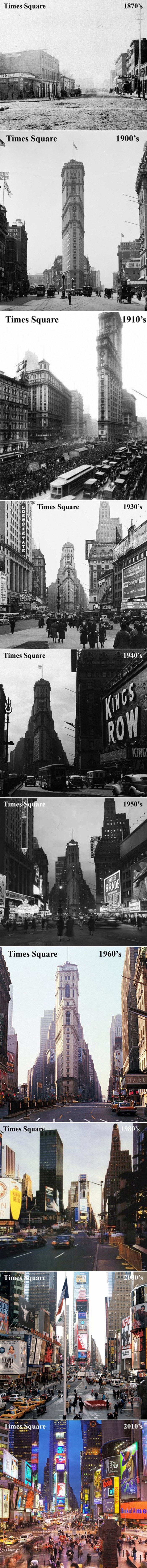 Times Square kroz 140 godina
