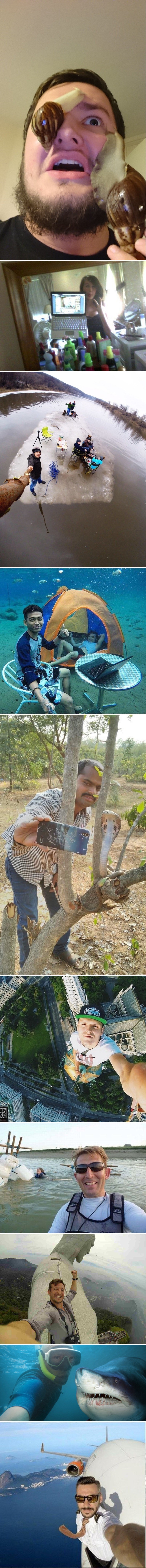 Deset riskantnih selfija koje je trebalo brzo slikati prije nego što netko ili nešto ne nastrada