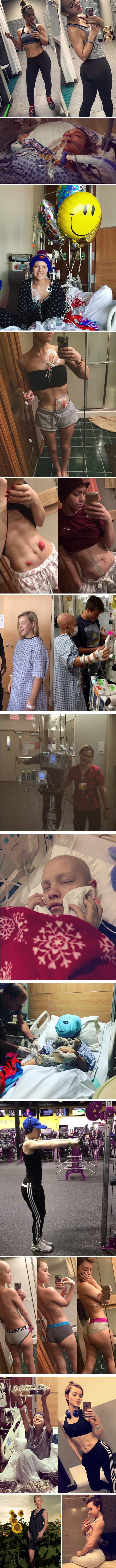 Ova je djevojka pobijedila rak i vježbom potpuno tranformirala svoje tijelo