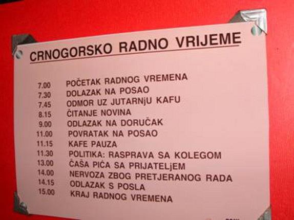 Crnogorsko radno vrijeme: Nervoza zbog rada česta bolest