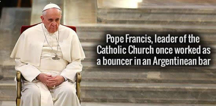 Papa Franjo je bio izbacivač?