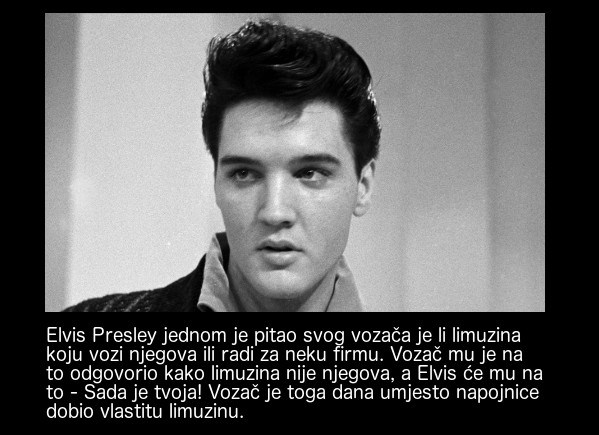 Elvis je svom vozaču dao više od napojnice