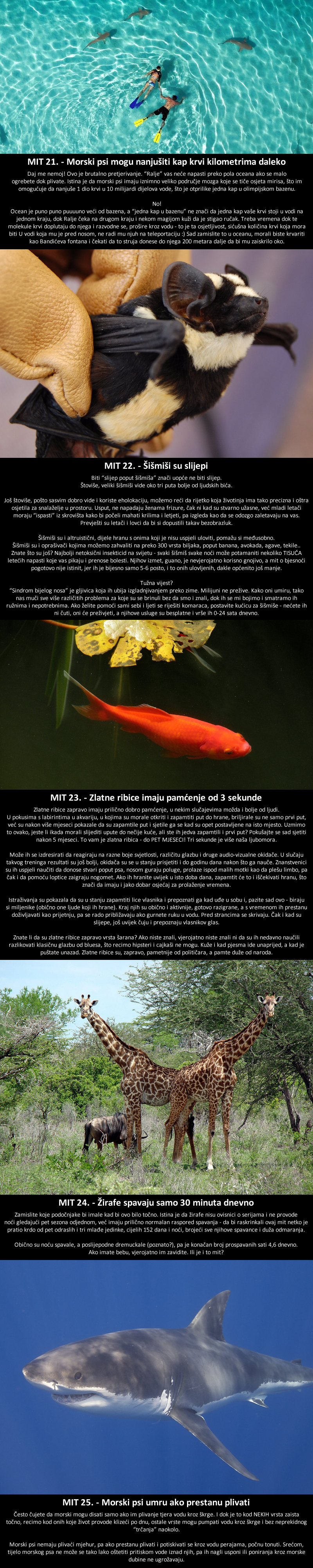 Pobijamo TOP 100 najgorih mitova