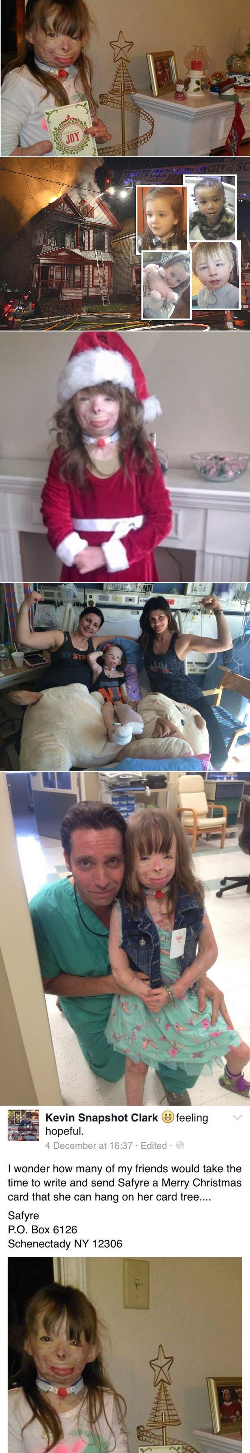 SRCE ĆE VAM ZAPLAKATI: Djevojčica koja je u požaru izgubila obitelj želi samo božićne čestitke