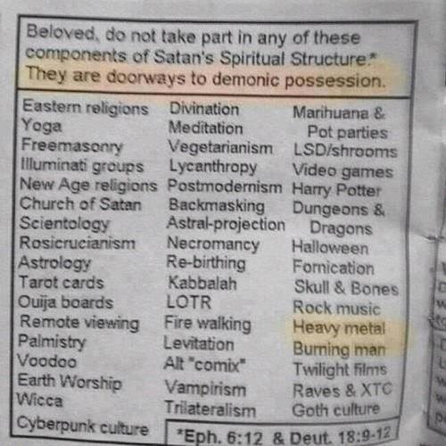 Joga, rock i "Gospodar prstenova" u vas puštaju demone