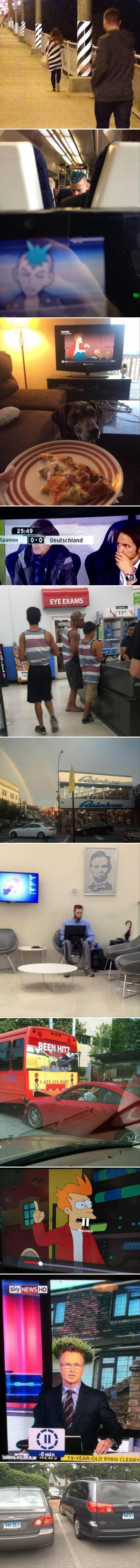 Jedanaest zanimljivih slučajnosti koje su slikane u pravom trenutku